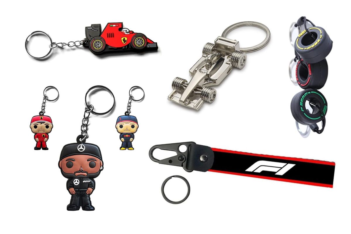 Formula 1 gifts on Amazon: Keychains edition